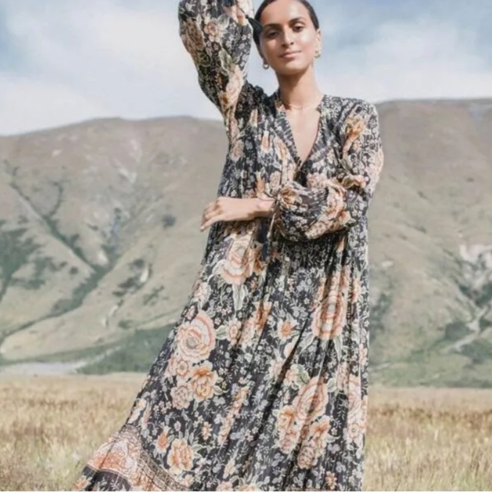 🍁🍂Spell x Free People Mystic Gown - Sz. L - NWT🍁🍂Fall Looks! 🎃 - Picture 3 of 11